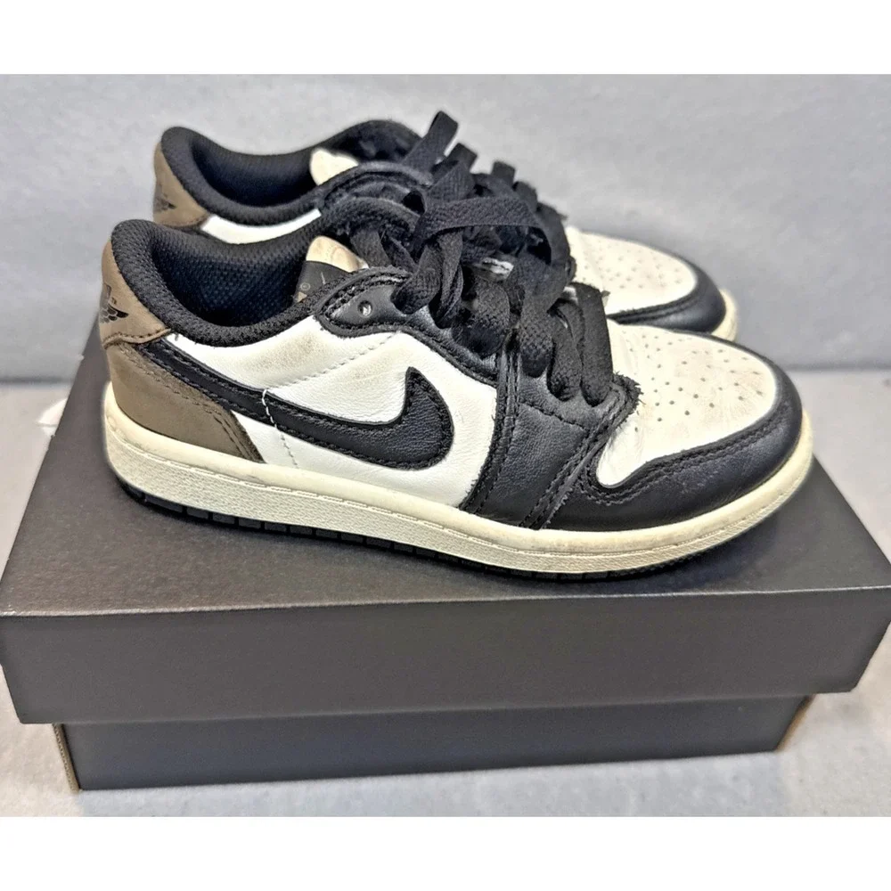Nike Air Jordan 1 Retro Low OG PS Mocha FQ5436-102 Kids Youth Size 11C